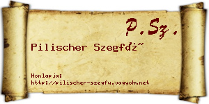 Pilischer Szegfű névjegykártya
